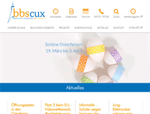 Tablet Screenshot of bbs-cux.de